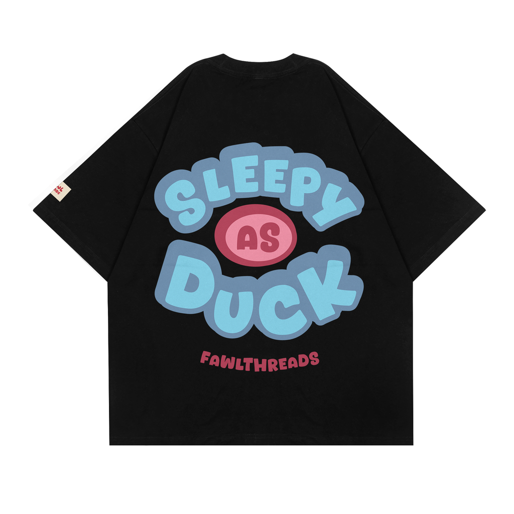 MOCKUP SLEEPY AS DUCK BLACK BACK.webp