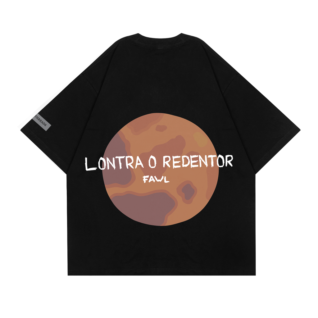 [TS-01231001] Lontra O Redentor T-Shirt (Black, Small)