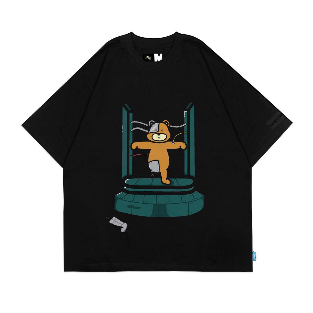[TS-01171001] Bear Bot T-Shirt (Black, Small)