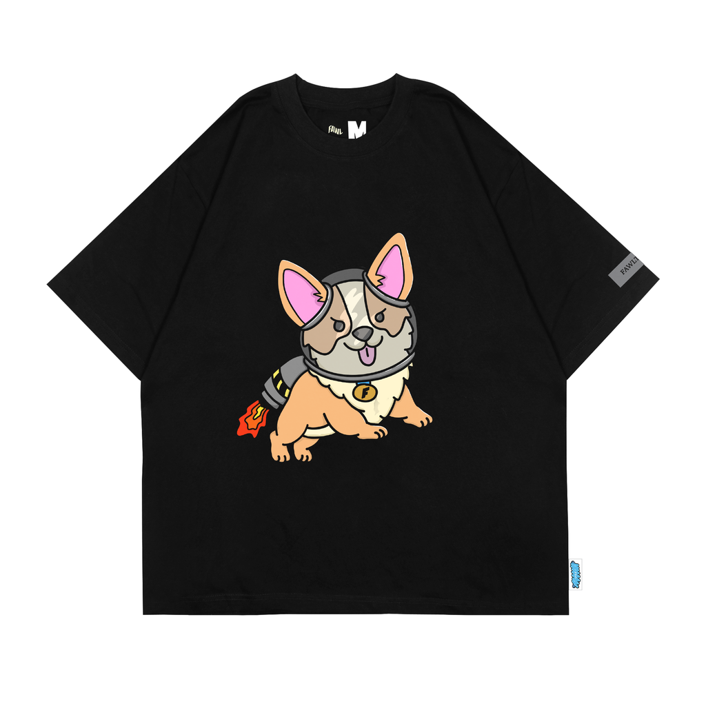 [TS-01221001] Cyber Dobby T-Shirt (Black, Small)