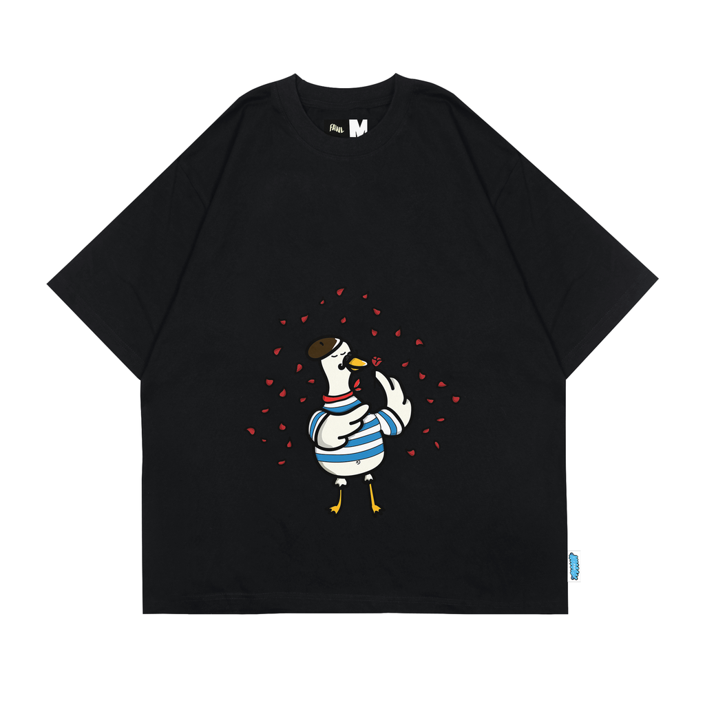 [TS-01071001] J T Aime T-Shirt (Black, Small)