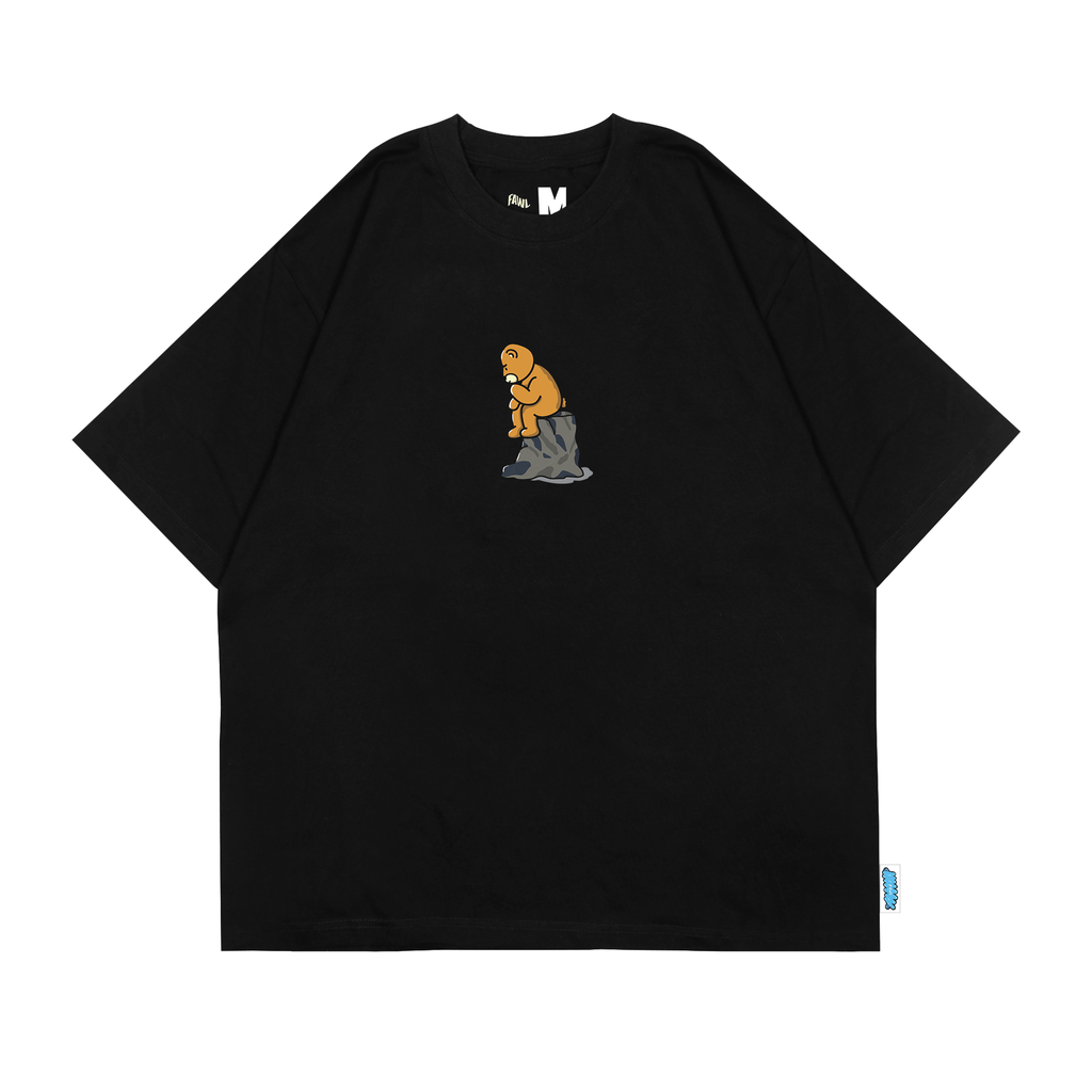 [TS-01111001] Le Penseur T-Shirt (Black, Small)