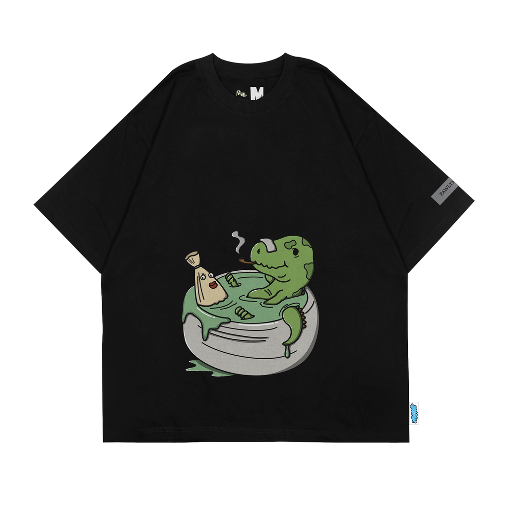 [TS-01441001] Matcha T-Rex T-Shirt (Black, Small)