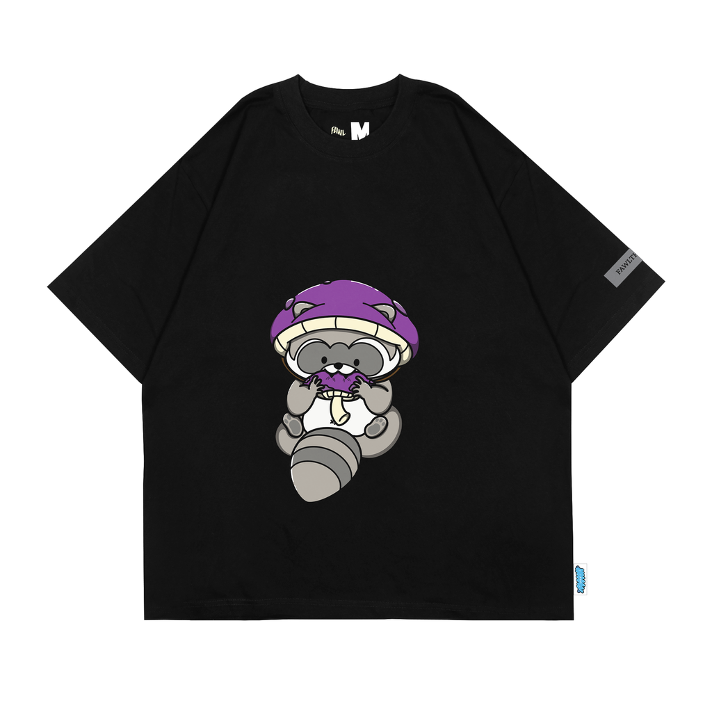 [TS-01381001] Racshroom T-Shirt (Black, Small)