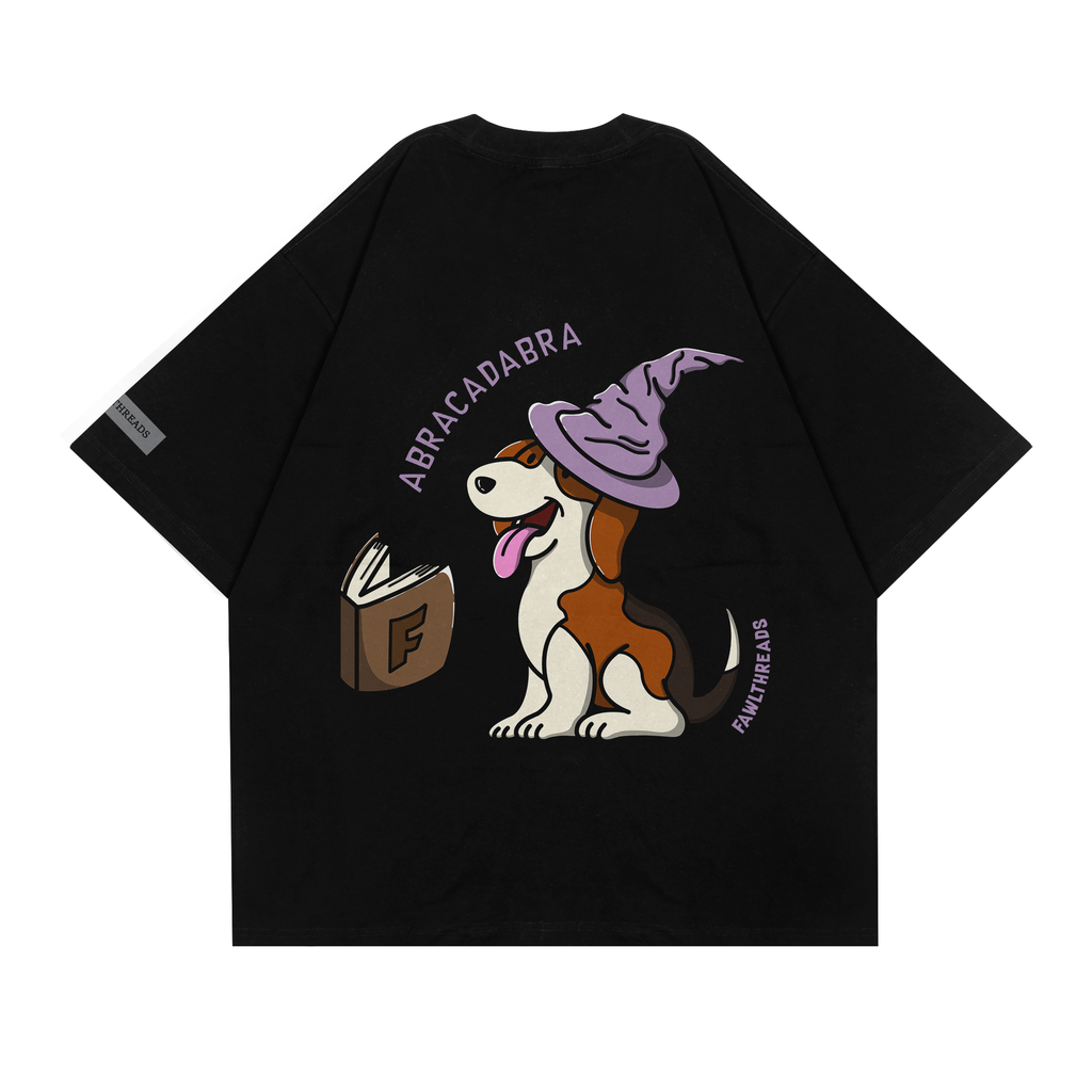 [TS-01351001] Wizard Dog T-Shirt (Black, Small)